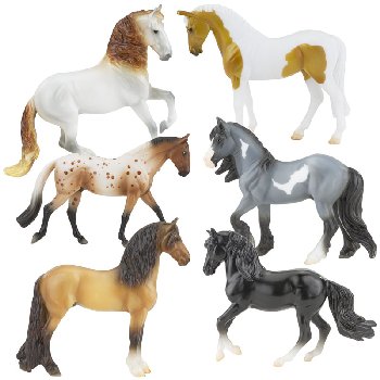 Breyer Stablemates Horse Crazy Assortment (1 each of 3 breeds)