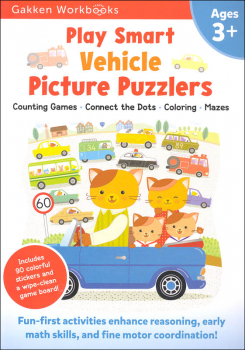 Play Smart Vehicle Picture Puzzlers 3+ Workbook