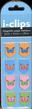 i-Clips Butterflies Magnetic Page Markers