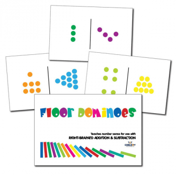Right-Brained Addition & Subtraction Domino Cards
