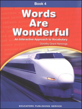 Words Are Wonderful Student Book 4