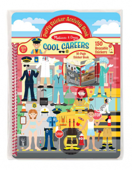 Cool Careers Puffy Sticker Activity Book