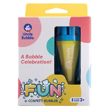 Uncle Bubble Fun Confetti Bubbler