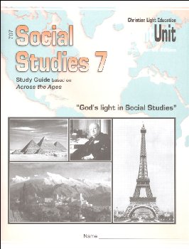 Social Studies 707 LightUnit Sunrise Preliminary Edition