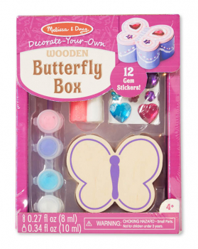Decorate-Your-Own Wooden Butterfly Box