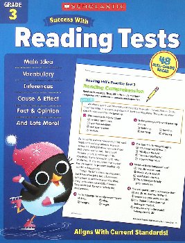 Reading Tests Grade 3 (Scholastic Success With)