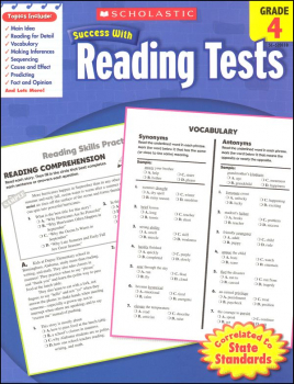 Reading Tests Grade 4 (Scholastic Success Wit