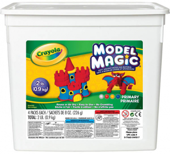 Crayola Model Magic 2lb Resealable Bucket - Primary Colors Assorted