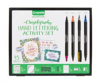 Crayola Signature Crayoligraphy Hand Lettering Activity Set