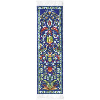Oriental Carpet - Bookmark - Blue Kayseri Carpet