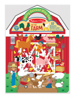 On the Farm Puffy Sticker Activity Book