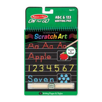 Scratch Art ABC & 123 Writing Pad (On the Go)