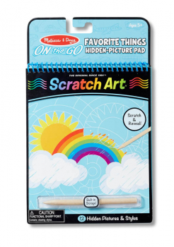 Scratch Art Favorite Things Hidden-Picture Pad (On the Go)
