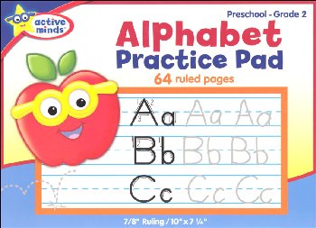 Active Minds Alphabet Practice Pad