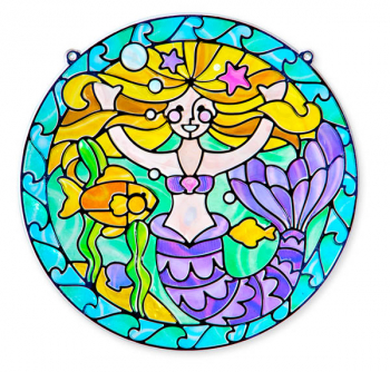 Stained Glass Made Easy - Mermaid