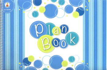 Bubbly Blues Plan Book