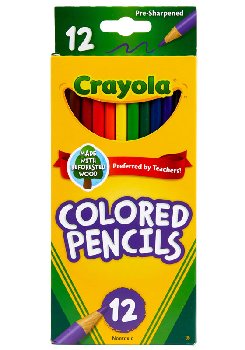 Crayola Colored Pencils Long 12 Count