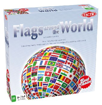 Flags around the World Board Game