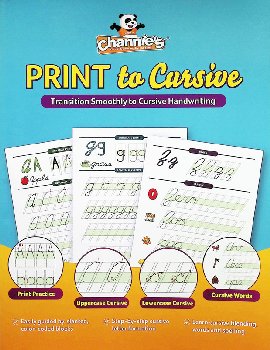 Print to Cursive - Transition Smoothly to Cursive Handwriting Workbook