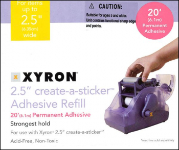 Xyron 250 Sticker Maker 2.5" Refill