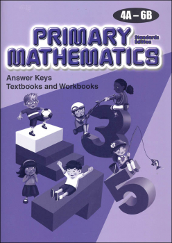 Primary Mathematics Standards Edition Answer Key Booklets 4A-6B