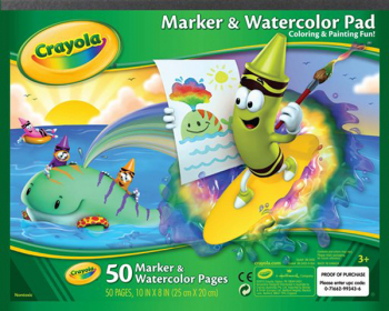 Crayola Marker & Watercolor Pad