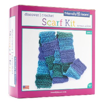 Discover Crochet: Scarf Kit - Ocean