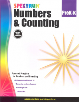 Spectrum Numbers and Counting - Grade PK (Spectrum Early Learning)