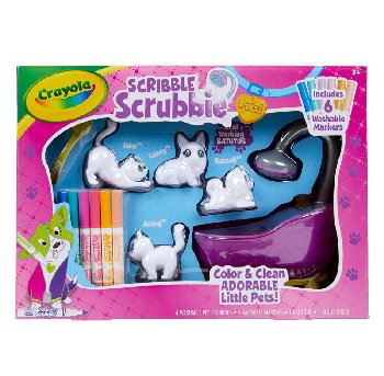 Crayola Scribble Scrubbie Pets! Scrub Tub Playset