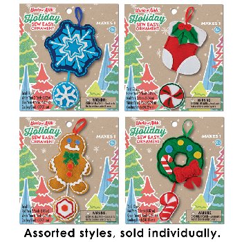 Holiday Sewing Ornament Kit (assorted style)