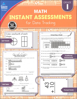 Math Instant Assessments for Data Tracking - Grade 1