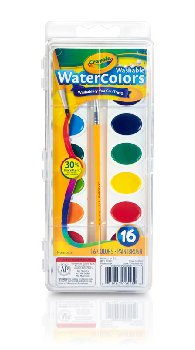 Crayola Washable Watercolors 16-Pan