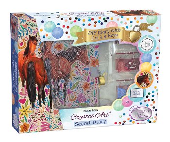 Crystal Art Diary Kit - Horse Love