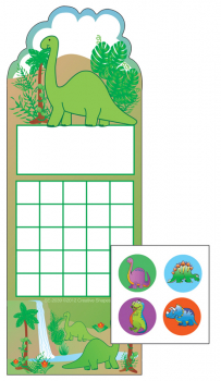 Dinosaur Personal Incentive Charts and Stickers