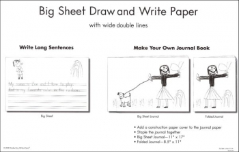 Big Sheet Draw & Write Paper (100 sheets)
