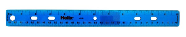 12" Ringbinder Ruler