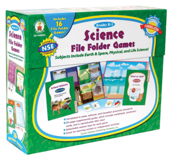 Science File Folder Games Grades K-1 | Carson-Dellosa | 9781604180671