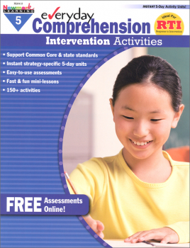 Everyday Comprehension Intervention Activities Grade 5