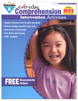 Everyday Comprehension Intervention Activities Grade K
