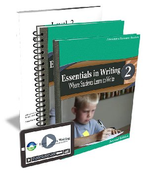 Essentials in Writing Level 2 Bundle with Assessment (Online Video Subscription, Textbook, Teacher Handbook and Assessme