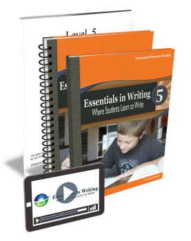 Essentials in Writing Level 5 Bundle with Assessment (Online Video Subscription, Textbook, Teacher Handbook and Assessme