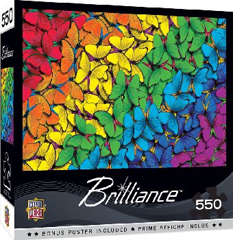 Brilliance - Fluttering Rainbow Puzzle (500 piece)