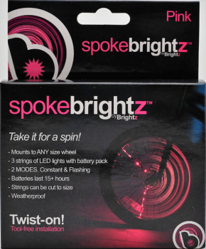 Spoke Brightz Bike Light - Pink