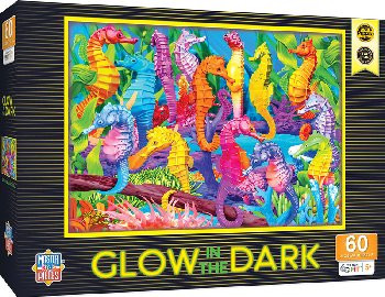 Glow in the Dark Singing Seahorse Puzzle (60 piece)