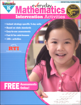 Everyday Mathematics Intervention Activities Kindergarten