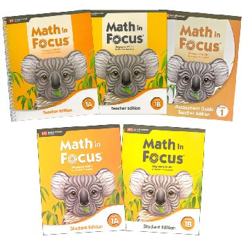 Math in Focus 2020 Homeschool Kit Grade 1