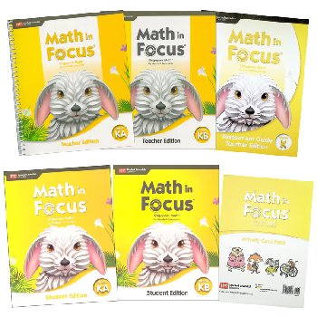 Math in Focus 2020 Homeschool Kit Grade K