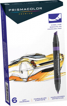 Prismacolor Double-Ended Marker Set 6-color