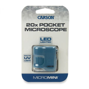 MicroMini 20x LED Pocket Microscope - Blue