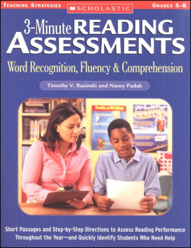 3-Minute Reading Assessments Gr. 5-8